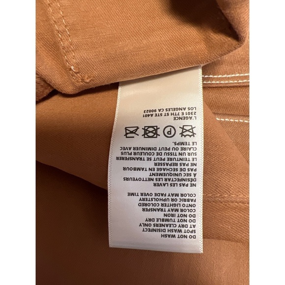 NWT L'AGENCE Margot Jean Java Coated 30 - Picture 5 of 9